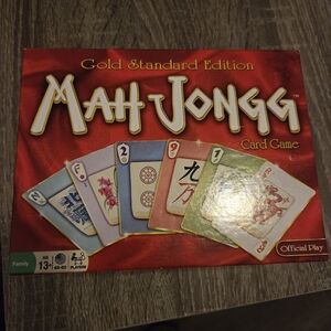 Winning Moves Gold Standard Edition Mah Jongg Card Game NEW